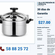 OLLA DE PRESIÓN DE ROSCA 5L VPT-0259 - Img 55992867