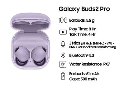 $160 usd Galaxy Buds 2  $220 usd Galaxy Buds 2 Pro - Img 62273108