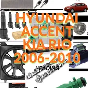 ACCENT KIA RIO ALTERNADOR KIT DISTRINUCION FOCOS BOMBA AGUA AMORTIGUADORES - Img 51257615