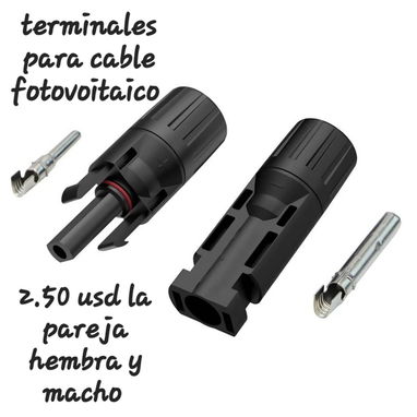 Terminales para cables fotovoltaico la pareja - 2/2