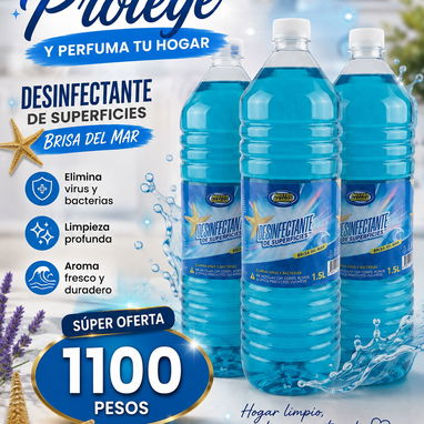 Desinfectante de superficie de 1.5 litros , precio 1100 cup - 2/3