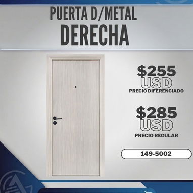 Puertas de Metal con Marco - 6/10