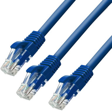 Cable de Red UTP CAT 6 RJ45 de 3 Metros Marca EXCEL Color Azul Nuevo Sellado en 2500 CUP - Img 118136675