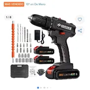 Taladro inalámbrico nuevo a estrenar con su maletín y 2 baterías. Mensajería opcional - Img 54325467
