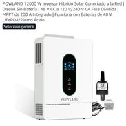 Inversor POWLAND 12kW* Face dividida 110 y 220 v - Img 57438082