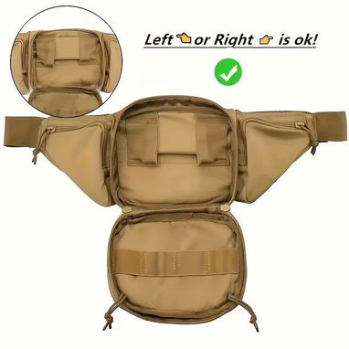 Oferta tecnológica: Riñonera Táctica Multifuncional – Color Caqui | videojuegoshabana.com - 3/5