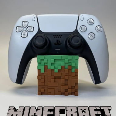 Soporte de Control para PS5 inspirado en Minecraft | Accesorio Gamer en La Habana - Img 120410743