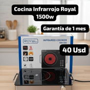 🔷 Cocina Infrarojo Royal (1500 watts), $40 usd❗ - Img 54352323