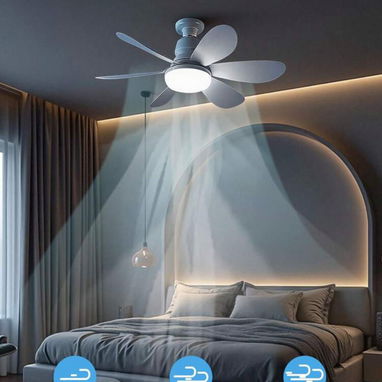 Ventilador de techo bombillo con socket - Img 124125058
