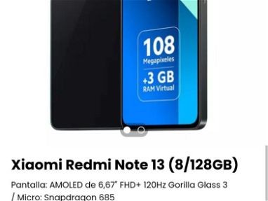 Teléfono celular XIAOMI nuevos* Redmi 9A Redmi A2+ Redmi 12 Xiaomi Redmi Note 13 Redmi Note 13R Pro - Img 67525273