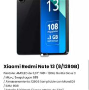 Teléfono celular XIAOMI nuevos* Redmi 9A Redmi A2+ Redmi 12 Xiaomi Redmi Note 13 Redmi Note 13R Pro - Img 42863863