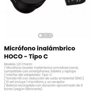 Micrófono inalámbrico HOCO - Tipo C. Modelo: L21 Charm - Img 54352818