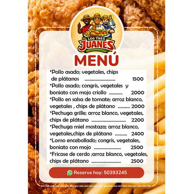 “Los Tres Juanes” ofertamos servicio de comida a domicilio - Img 117634968