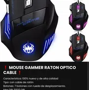 Ratón inalámbrico,  mouse gamer y teclado - Img 50495880