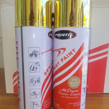 Pintura Spray Dorada y aluminio - Img 104009533