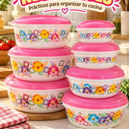 Set de 7 pozuelos plásticos en 4500 cup - Img 58241965