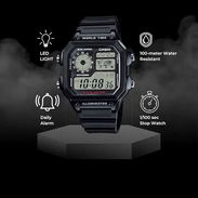Reloj Casio AE1200WH-1A World Time 100 m - Img 54814439