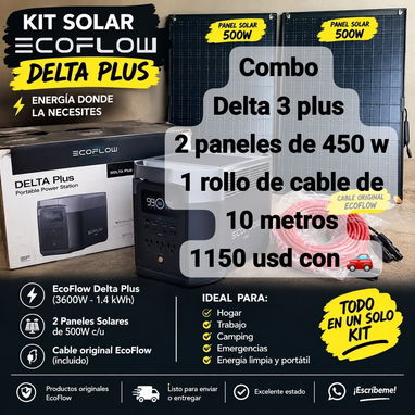 Kit Solares / Eco Flow - 6/9