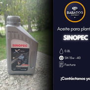 Aceite Sinopec 0.8L 15W-40 ✔️ Especial para plantas y equipos ✔️ Listo para usarse ✔️ Opción ideal para clientes que no - Img 55783375