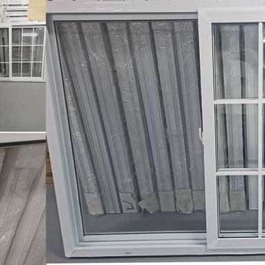VENTANAS DE PVC ( IMPORTADAS ) CRISTAL 4MM Y MALLA ANTINSECTOS /// VARIEDAD DE MEDIDAS 👌 - Img 107523040