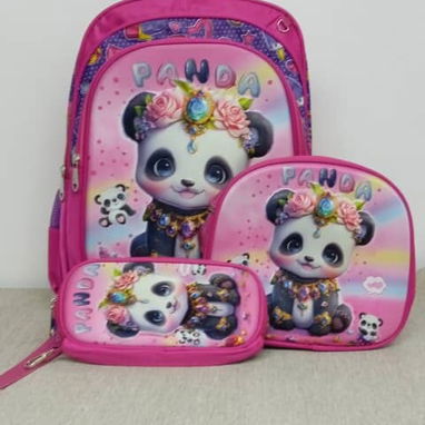 Mochilas con merendero y cartuchera para niñas y niños - Img 123282581