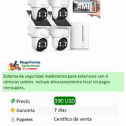 Kit de cámaras de seguridad solar inalambrica 4MP - Img 55201282