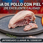 Pechuga de pollo con piel y hueso - Img 58109936