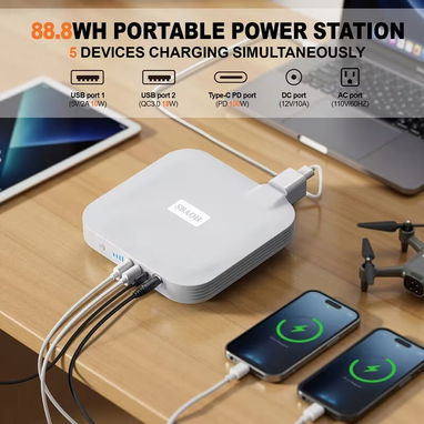 ESTACION DE ENERGIA SBAOH P85 DE 100W Y 88WH (24000MAH). NUEVA EN CAJA A ESTRENAR**52437713 - Img 122826463