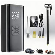 40 usd Inflador de Neumáticos Portátil Inalámbrico con Manómetro Digital - Recargable por USB, Iluminación LED, Ideal pa - Img 56890468