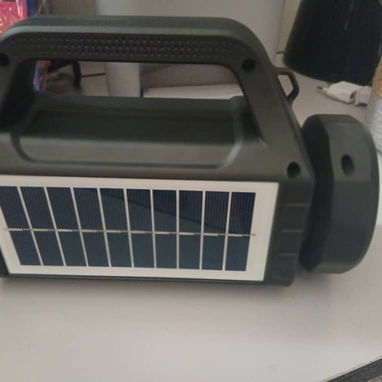 Linterna con bocina, panel solar, radio y Bluetooth (gv) - 3/3