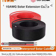 Cable solar 10awg 5$ x metro - Img 58174753