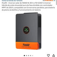 Inversor Solar PowMr de 10kw - Img 55842488