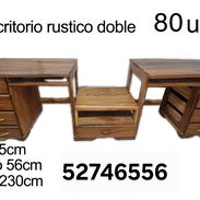 Buro doble de madera en venta - Img 57007216