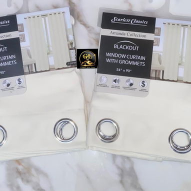 👑cortinas tapa sol blackout el juego de dos paños - Img 116492347
