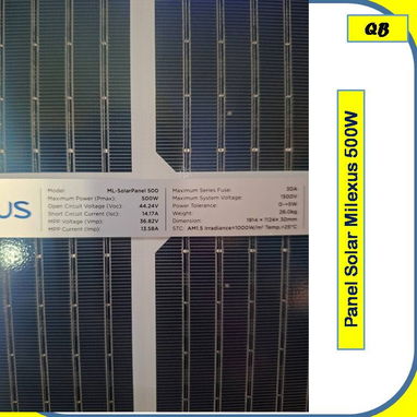 Panel Solar Milexus 500W  270 USD ..51596013...Transporte lugares cercanos ...(QB-817) - Img 128154464