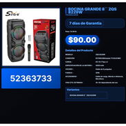 BOCINA GRANDE 8´´ ZQS 8229W . - Img 57512185