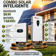 Combo Felicity Solar de Inversor de 8Kw con Bateria 16Kwh 5700 usd - Img 57746771