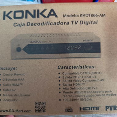 Caja decodificadora Konka - Img 119279100