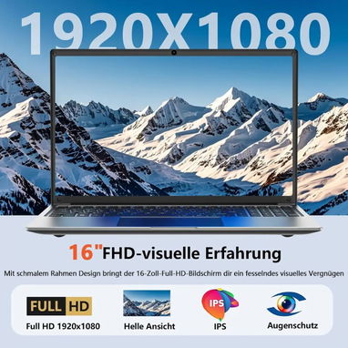 LAPTOP 16" MOROSTRON LEADBOOK T15 - 8GB RAM + SSD 256GB - $305 USD - 2/3
