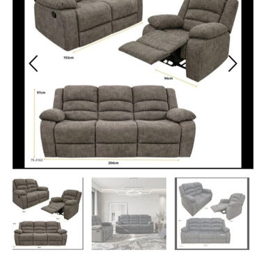 Butacas y juegos de muebles importados reclinables - Img 122886406