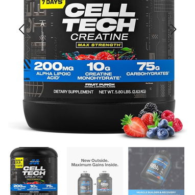 CREATINA CELL-TECH MASIFICADOR 56799461 Y 51699376 - Img 108499775