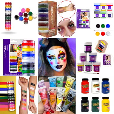 ✅Todo para maquillaje de halloween artistico fantasia y caracterizacion✅ - 9/10