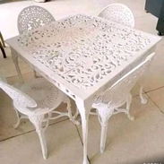 Juego de mesa de 4 sillas - Img 56358385