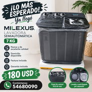 Lavadora semiautomática MILEXUS 7kg - Img 58088607