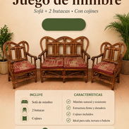 JUEGO DE MIMBRE PARA SU CASA - VENTA GARAJE ARTICULOS VARIOS - Img 56842742