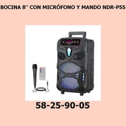 BOCINA 8'' CON MICRÓFONO Y MANDO NDR-P55 - Img 55728044