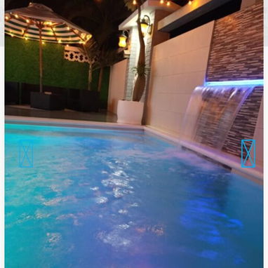 Casa de lujo con piscina con recirculación con chorro iluminado en la playa de Guanabo+53 52463651 🐬PANELES SOLARES 💥 - Img 89655573