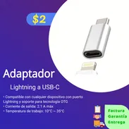 Adapatador para iPhone (de Lightning a USB-C) - Img 54724720
