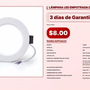 LÁMPARA LED EMPOTRADA DE 6 W . - Img 56933339