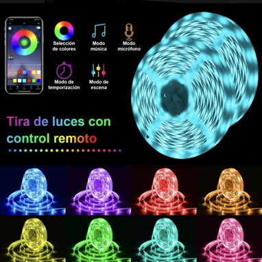 Tirad Led de 30 metros Rgb Bluetooth(2x15).Nuevas en Caja - Img 99624149